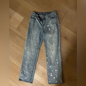 Mode of One Paint Splatter Jeans Men’s size 32
